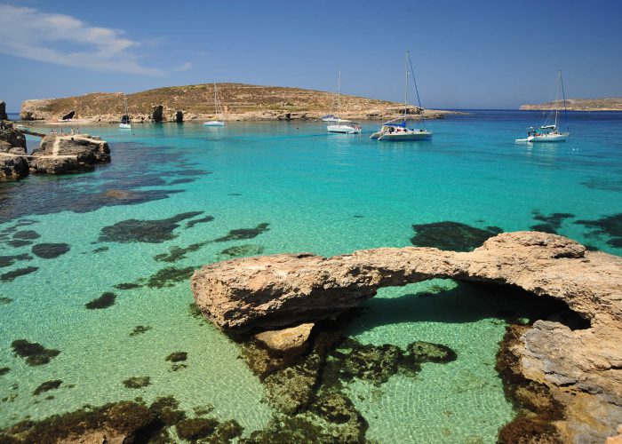 Cảnh biển đẹp lung linh ở Malta
