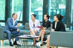 BOD của NVS trò chuyện cùng Ông Trafford Busuttil CEO tập đoàn Go2Europe trước thềm Hội Thảo