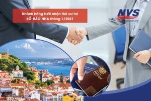 khách hàng NVS nhận thẻ cư trú Bồ Đào Nha tháng 1/2021