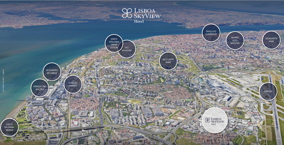 Khách sạn 4 sao Lisboa Skyview Hotel - Dự án Golden Visa Bồ Đào Nha bắt đầu kêu gọi vốn đầu tư