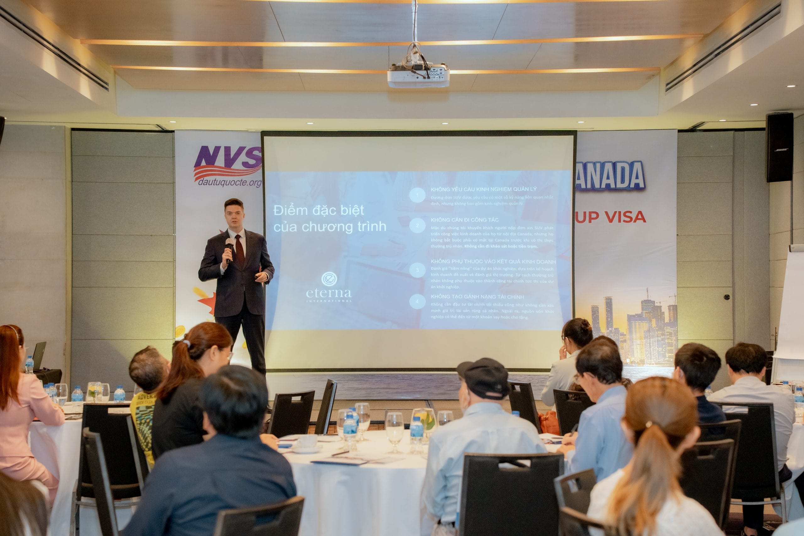 NVS tổ chức thành công hội thảo Đầu tư Định cư Canada ngày 13.05.2023