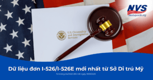 Dữ liệu đơn I-526/I-526E mới nhất từ Sở Di trú Mỹ (T04/2022 -T01/2025)