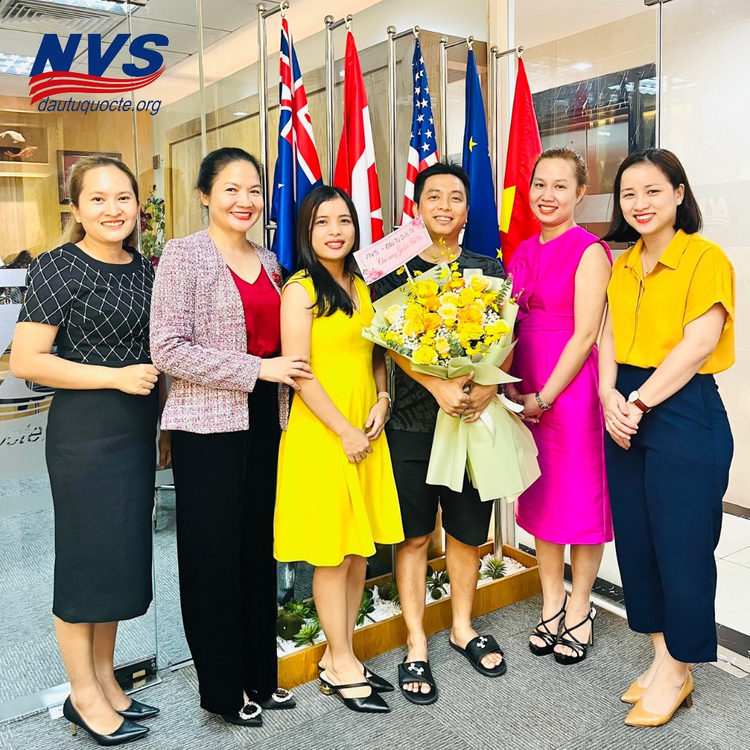 Anh Nguyễn Trường Sơn xin visa EB-5 thành công cùng NVS
