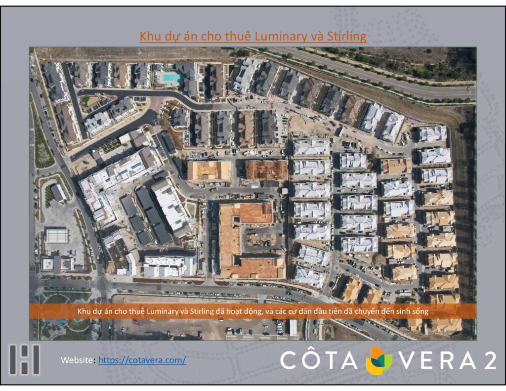 Cập nhật tiến độ dự án EB-5 Cota Vera 1 & 2 – Tháng 07/2025 