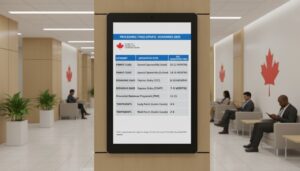 Thời gian xử lý hồ sơ nhập cư Canada được IRCC cập nhật tháng 11/2025