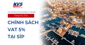 Chính sách VAT 5% tại Síp