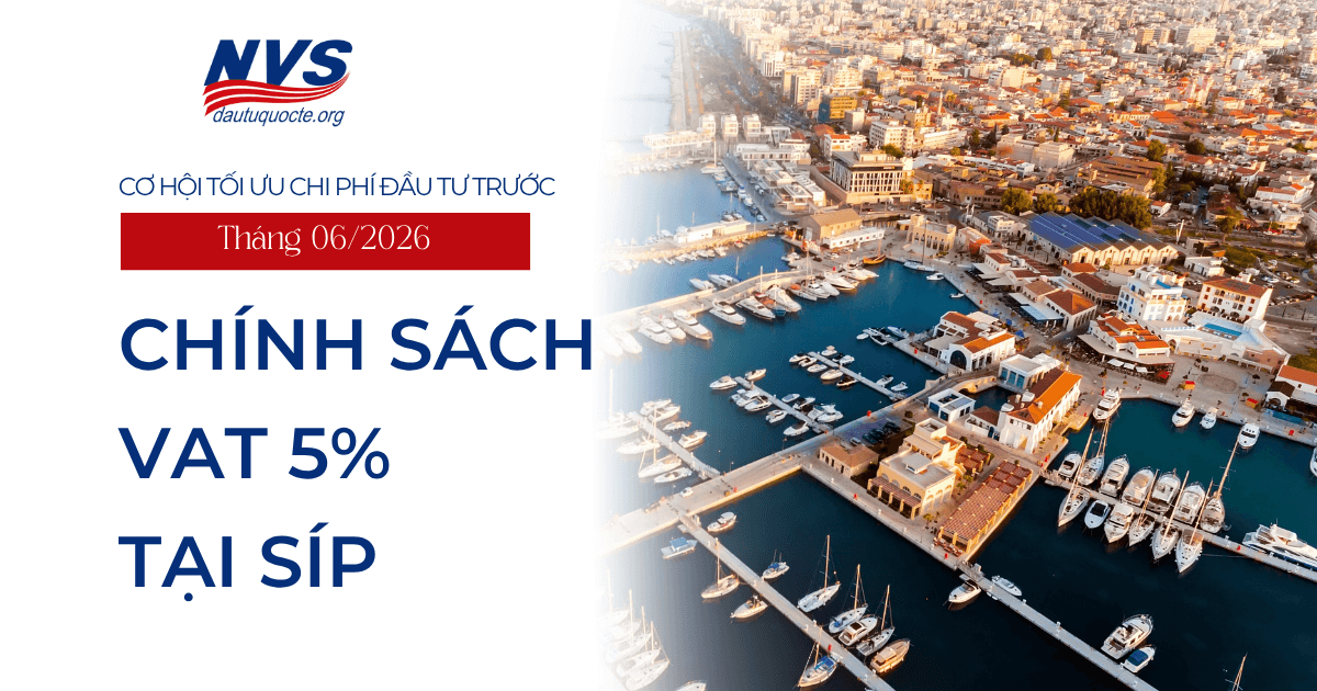 Chính sách VAT 5% tại Síp