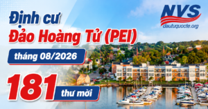 Định cư Đảo Hoàng Tử (PEI) tháng 08/2026